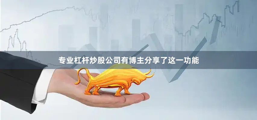 专业杠杆炒股公司有博主分享了这一功能